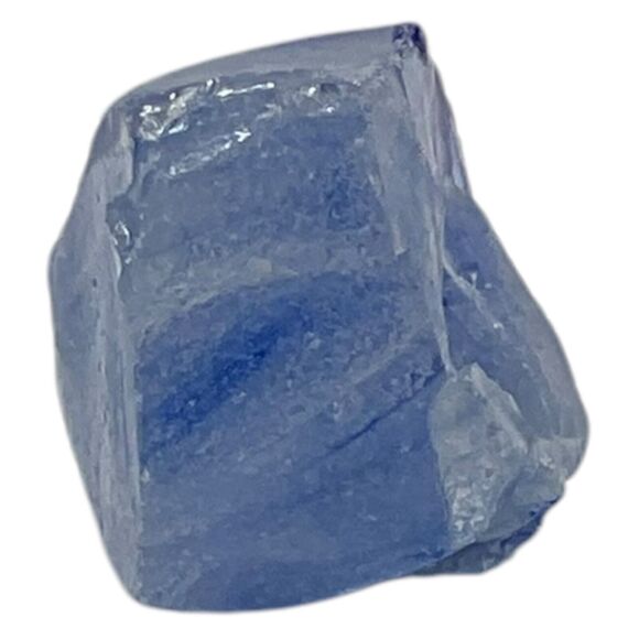 Cobalt Opalescent Art Glass Cullet Glowing Manganese Slag Glass #5GL52 - Picture 5 of 7